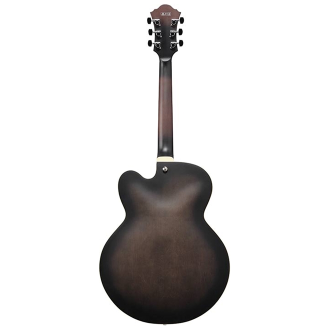 GUITARRA IBANEZ AF 55 TKF TRANSPARENT BLACK FLAT GUITARRA IBANEZ AF