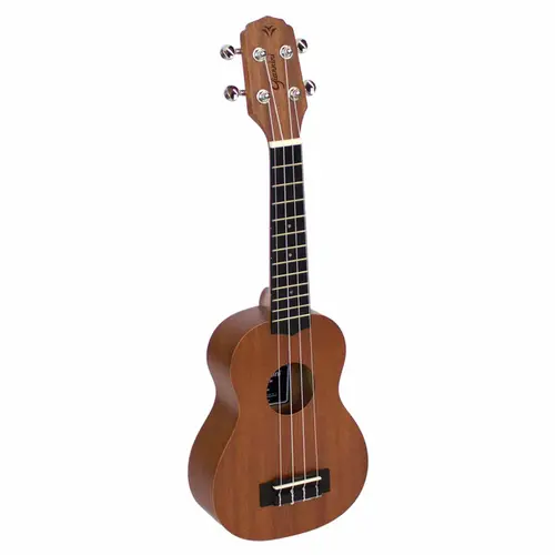 UKULELE GIANNINI GUK 21 SOPRANO ACUSTICO C/BAG SAPELE WS - WALNUT SATIN