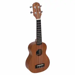 UKULELE GIANNINI GUK 21 SOPRANO ACUSTICO C/BAG SAPELE WS - WALNUT SATIN