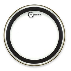 PELE 06 AQUARIAN PF6 2 PLY DRUM HEAD W/GLUE PERFORMANCE II CLEAR