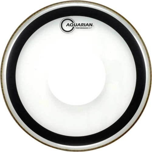PELE 06 AQUARIAN PFPD6 2PLY W/GLUE W/DOT DRUMHEAD