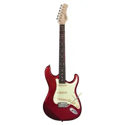 GUITARRA TAGIMA T 635 ESCALA ESCURA ESCUDO MINT GREEN MR - VERMELHO METALICO