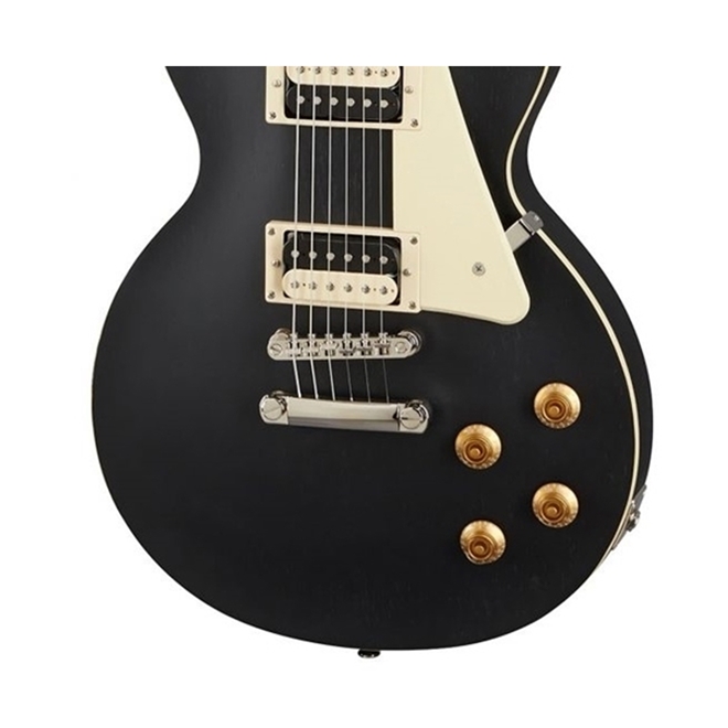 GUITARRA EPIPHONE LES PAUL CLASSIC WORN EBONY - GUITARRA EPIPHONE LES PAUL  CLASSIC WORN EBONY - EPIPHONE