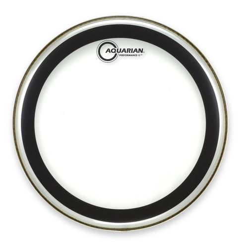 PELE 13 AQUARIAN PF13 2 PLY DRUM HEAD W/GLUE PERFORMANCE II CLEAR