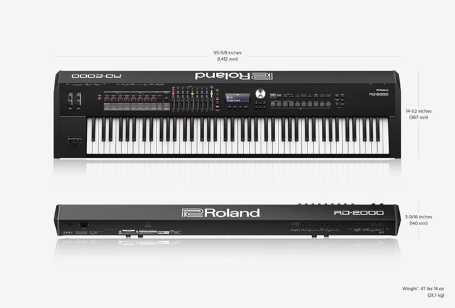 PIANO DIGITAL ROLAND RD 2000 - PIANO 