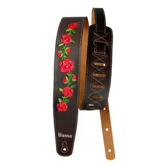 CORREIA FLORAL BASSO VT FL 02 MARROM