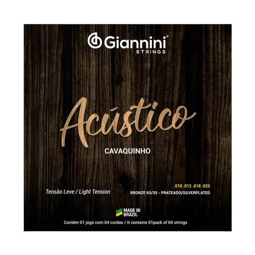 ENCORDOAMENTO CAVACO GIANNINI GESCLA BRONZE 65/35 LEVE