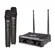 MICROFONE SEM FIO DUPLO TAGIMA TMJ 500 UHF