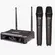 MICROFONE SEM FIO DUPLO TAGIMA TMJ 500 UHF