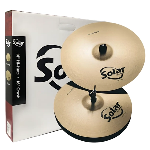 KIT DE PRATOS SABIAN SOL5001P SOLAR 14 - 16