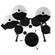 BATERIA ELETRONICA ALESIS DEBUT KIT 4 PADS 2 PRATOS 1 HH