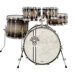 BATERIA GRETSCH GHE6256 140TH ANNIVERSARY EBONY STARDUST + FERRAGEM 9601