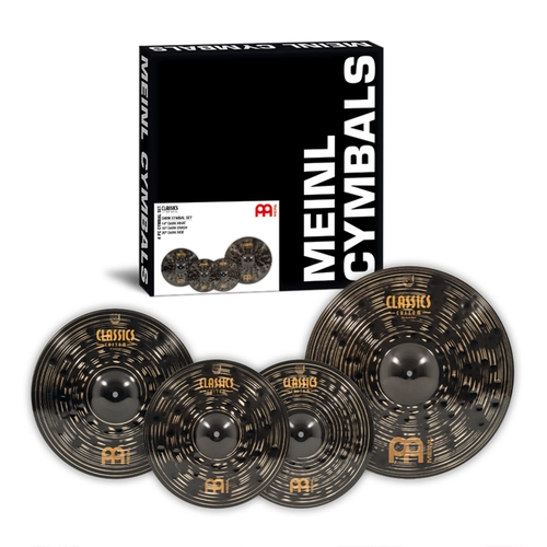 KIT DE PRATOS MEINL CCD141620 CLASSICS CUSTOM DARK 14CH 16CR 20RD