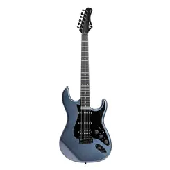 GUITARRA TAGIMA SIXMART ESCALA ESCURA ESCUDO PRETO MDSV METALLIC DEEP SILVER
