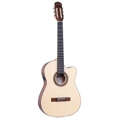 VIOLAO ROZINI RX515 FC2FCTLP STUDIO FLAT ATV FOSCO L PTO CORDA NYLON EQ FISHMAN CLASICA II