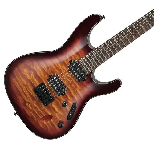 GUITARRA IBANEZ S621 QM DEB DRAGON EYE BURST - GUITARRA IBANEZ