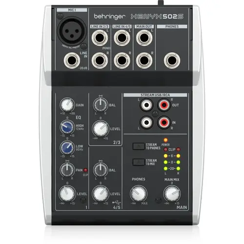 MESA DE SOM XENYX 502S - BEHRINGER