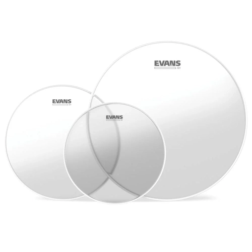 KIT DE PELES EVANS STANDARD TRANSPARENTE G1 ETP G1CLR S 12 / 13 / 16