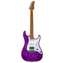 GUITARRA SEIZI KATANA MUSASHI PLUS HSS RM QUILTED AMETHYST PURPLE