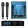 MICROFONE SEM FIO DYLAN QS 5 UHF DUPLO DE MAO