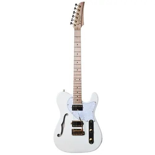 GUITARRA SEIZI KATANA KABUKI HH LTD MP WHITE GOLD