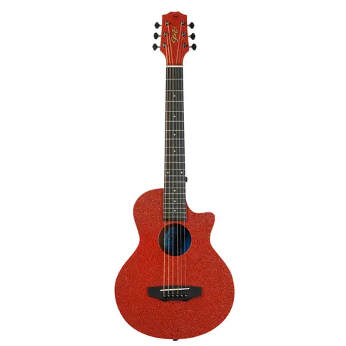 VIOLAO SEIZI FUN PANDA ELETRIC ACO LAVA RED SPARKLE
