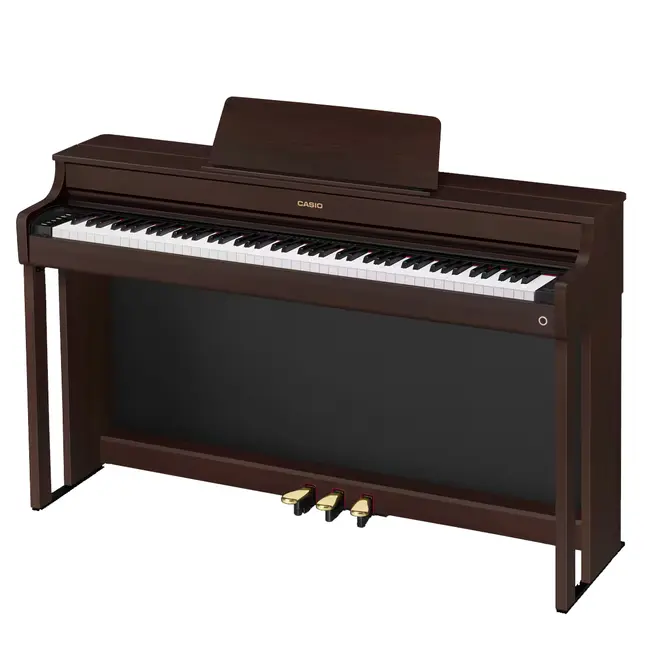PIANO DIGITAL CASIO AP 300 CELVIANO BN - MARROM - PIANO DIGITAL
