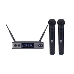 SISTEMA SEM FIO DYLAN UDX02 UHF 1 RECEPTOR 2 ANTENAS 2 BASTOES