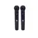 SISTEMA SEM FIO DYLAN UDX02 UHF 1 RECEPTOR 2 ANTENAS 2 BASTOES