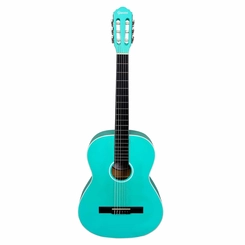 VIOLAO GIANNINI N14 START NAILON ACUSTICO TBS TURQUOISE BLUE SATIN