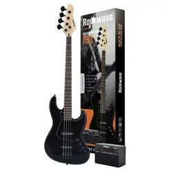 KIT ROCKWAVE CONTRABAIXO RBK400 BK - PRETO