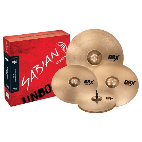 SET DE PRATOS SABIAN B8X 45003XG 14HH 16CR 18TCR 20R