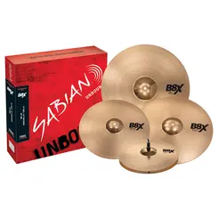 SET DE PRATOS SABIAN B8X 45003XG 14HH 16CR 18TCR 20R