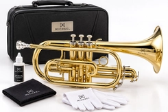 TROMPETE CORNET MICHAEL WCORM45N LAQUEADO Bb SI BEMOL