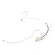 DH 77 HEADSET CONDENSADOR OMNIDIRECIONAL COM FIO CONEXÇO PLUG TQJ DE 4 PINOS