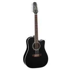 VIOLÃO 12 CORDAS TAKAMINE EF381SC 12 CT4B C/ CASE BK