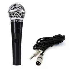 MICROFONE - CUSTOM SOUND DINÂMICO CSMS V1 COM CABO E ADAPTADOR