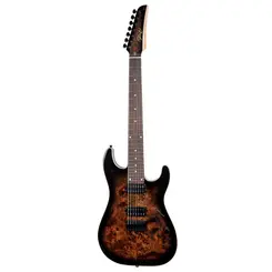 GUITARRA 7 CORDAS SEIZI KATANA RAIJIN SEVEN TIGER BLACK