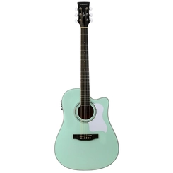 VIOLAO VOGGA VCS 260 AUDIENCE FOLK ELETROACUSTICO GN GREEN