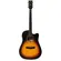 VIOLAO VOGGA VCP 480 VERSALIS FOLK ELETROACUSTICO SM SUNBURST