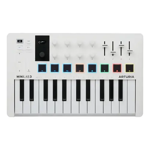CONTROLADOR ARTURIA MIDI MINILAB MK3 BRANCO