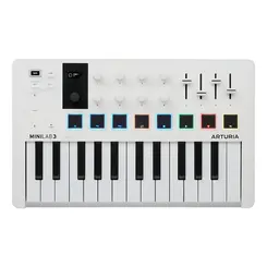 CONTROLADOR ARTURIA MIDI MINILAB MK3 BRANCO