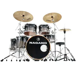 BATERIA NAGANO 20/14/10/12/13/14 C/ FERRAGENS PERFORMANCE NEW STAGE FBK BLACK MIST MAHOGANY BIRCH
