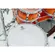 BATERIA NAGANO 20/14/10/12/13/14 C/ FERRAGENS PERFORMANCE NEW STAGE FHA VIVID ORANGE MAHOGANY BIRCH