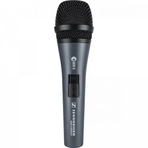 MICROFONE SENNHEISER E835 S BOTAO ON/OFF DINAMICO SUPERCARDIOIDE