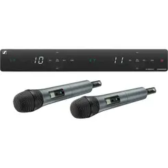 MICROFONE SEM FIO SENNHEISER XSW 1 825 DUAL A VOCAL MAO DUPLO