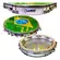 PANDEIRO 12 LUEN FORMICA BRANCO 8 AFIN DPLA PLAT E ARO INOX PELE HOLOG BANDEIRA