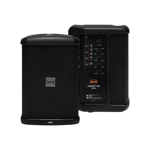 CAIXA AMPLIFICADA SXA SLP100 POCKET 200W BATERIA RECARREGAVEL