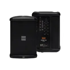 CAIXA AMPLIFICADA SXA SLP100 POCKET 200W BATERIA RECARREGAVEL