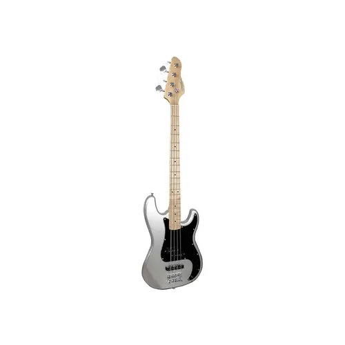 CONTRABAIXO 4C GIANNINI GP102 ESCALA MAPLE ESCUDO BLACK SV SILVER